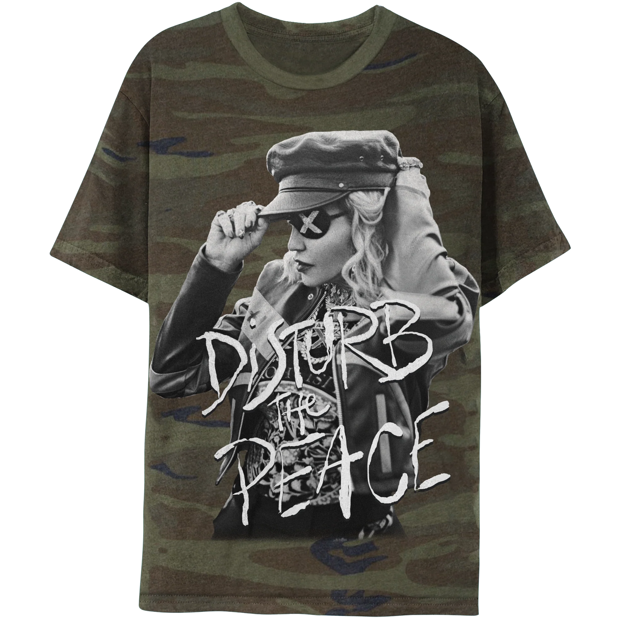 Disturb the Peace Madame X Camo Tee