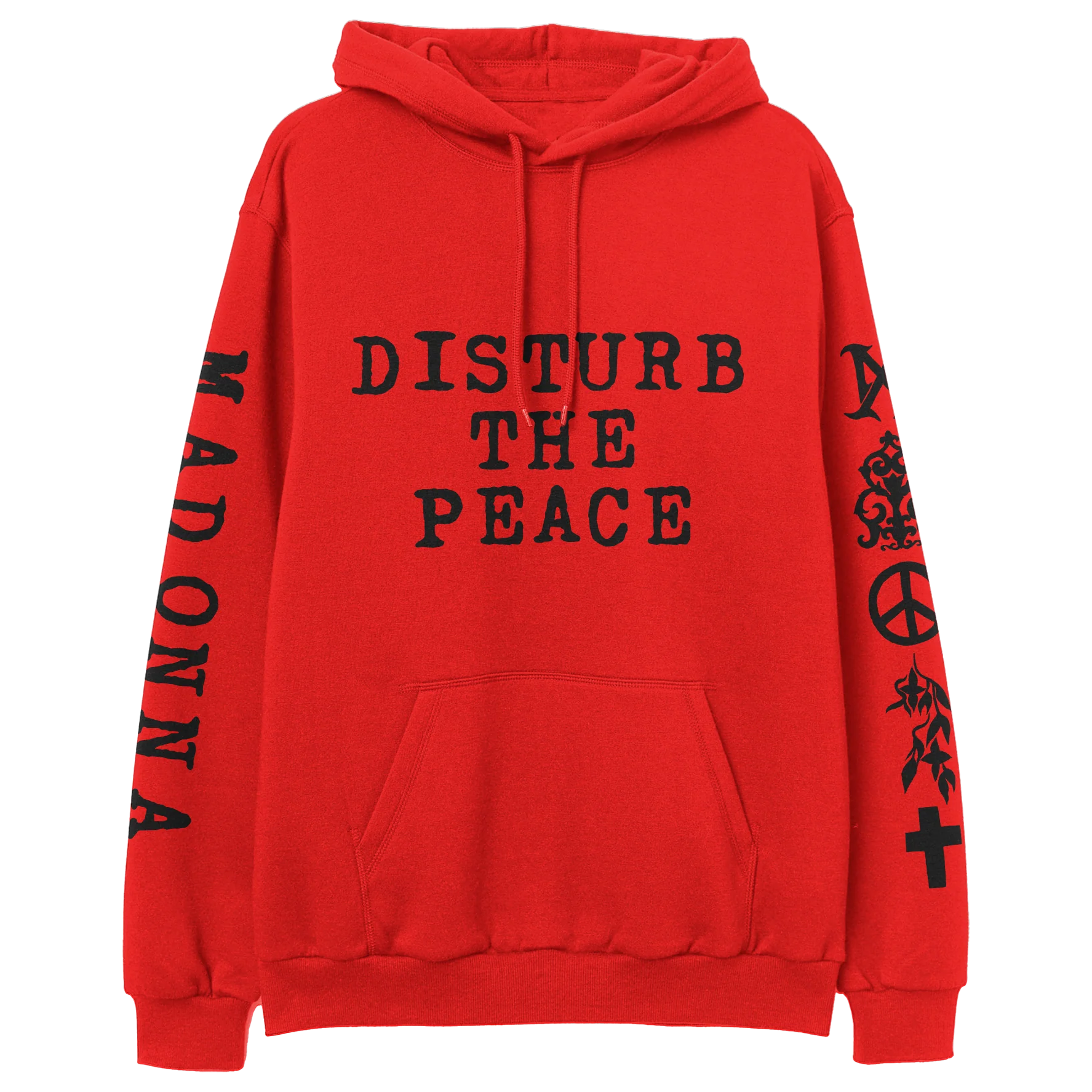 Disturbe The Peace Red Pullover Hoodie