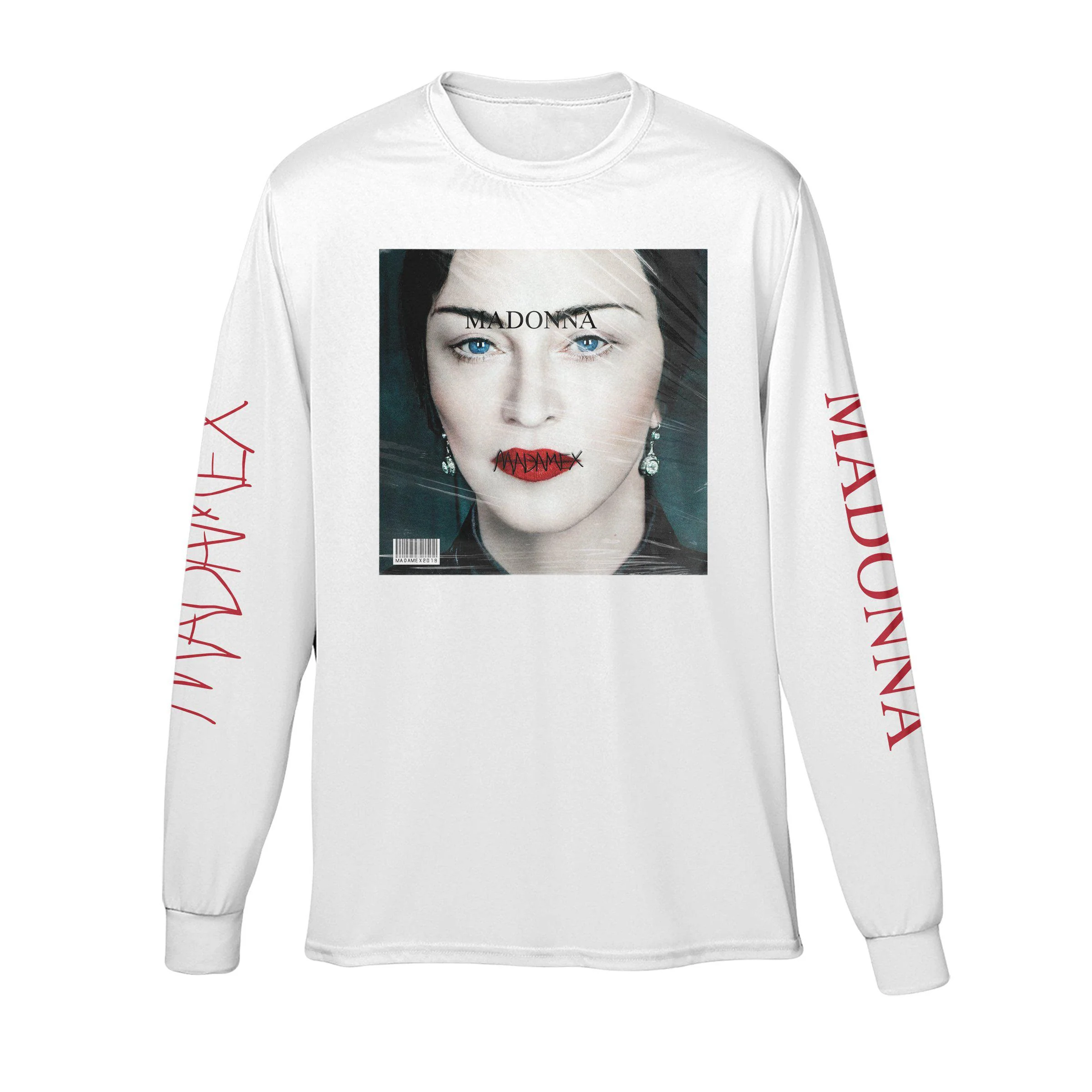 Madame X Long Sleeve White Tee